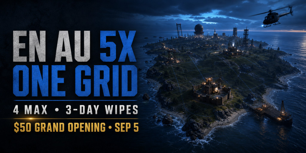 EN AU 5X One Grid | 4 MAX | $50 Grand Opening SEP 5 image